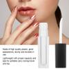TengXiCLP 2.5ml Empty Lip Gloss Tube, DIY Lip Container with Transparent Body, Liquid Lipstick Tube for Professional or Personal Use, Includes 50pcs Bottle Plugs for Easy Sealing and Storage view 2