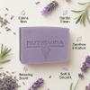 Nutrivina Lavender Calm Body Bar Soap, Relaxing & Nourishing, Moisturizing, Gentle Cleansing, with Olive Oil, Coconut Oil, Shea Butter, Cocoa Butter view 3