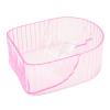Yinhing Nail Soak Bowl, Acrylic Hand Soaking Bowl with Swirling Liquid and Groove Design, for Nail Treatment and Manicure Spa (Transparent Pink) view 2