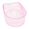 Yinhing Nail Soak Bowl, Acrylic Hand Soaking Bowl with Swirling Liquid and Groove Design, for Nail Treatment and Manicure Spa (Transparent Pink) view 4