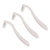 Beavorty 3pcs Women Razor Bikini Trimmer Set White Portable Arm Leg Hair Shaver for Intimate and Body Hair Removal Sensitive Skin Travel view 1