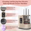 3 IN 1 Electric Makeup Brush Cleaner Machine With Makeup Brush Dryer-Holder-Portable Automatic USB Cosmetic Brushes Cleaner Tool for All Size Beauty Makeup Brush Set,Eyeshadow, Blush Brush view 2