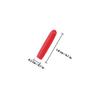 LIFKICH 120pcs Red Silicone Tweezers Tip Covers Eyelash Grafting Protective Sleeves Non-slip Point Protectors for Beauty Tools Dustproof Accessories view 2