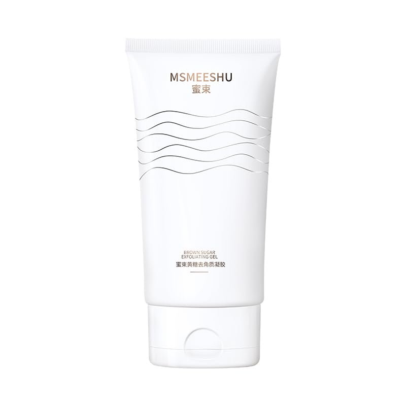MSMEESHU [2 Pack] Gentle Exfoliating Gel for Face & Body - 150g/5.29oz Facial Peeling Gel - Visible Dead Skin Remover & Pore Deep Cleansing Scrub - Brightening Skincare for All Skin