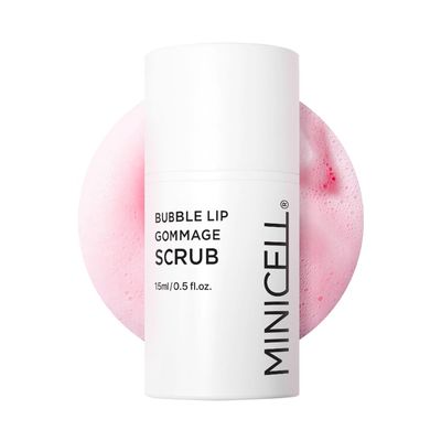 MINICELL BUBBLE LIP GOMMAGE SCRUB, 15ml/0.5 fl oz., LIP AESTHETIC PEELING SOLUTION, CICA-EXO, PDRN, COLLAGEN