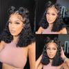 Natural Black Deep Wave Bundles #1B Human Hair Bundles 26 28 30 Inch Double Weft Deep Wave Bundle Human Hair Extensions 50g/Bundle Total 150g view 2