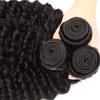 Natural Black Deep Wave Bundles #1B Human Hair Bundles 26 28 30 Inch Double Weft Deep Wave Bundle Human Hair Extensions 50g/Bundle Total 150g view 4