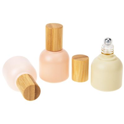 Anneome 3pcs 10ml Glass Roller Ball Bottles Refillable Perfume and Essential Oil Bottles with Caps for Aromatherapy and Travel Use