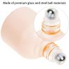 Anneome 3pcs 10ml Glass Roller Ball Bottles Refillable Perfume and Essential Oil Bottles with Caps for Aromatherapy and Travel Use view 4