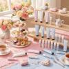 Loopeer 24 Sets Summer Party Favors Travel Size Hand Cream and Lip Balm Bulk Hand and Lip Care Gifts Set Party Supplies for Guest Woman Birthday Wedding Bridal Shower Garden Baby Shower view 4