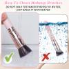 18 Pcs Makeup Brushes Bulk Flat Top Foundation Brush Kit for Liquid Cream Powder Contour Blush Concealer Eyeshadow Blending Liner Makeup Tool Pink view 3