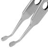 OKUMEYR Stainless Steel Meibomian Gland Tweezer 3x4 Small Square Head Eyelid Massage Tool for Dry Eyes and Gland Relief in Eyelid Care view 3
