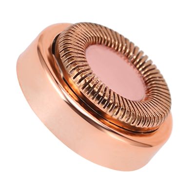 Dioche Hair Remover Replacement Head Rose Gold Coated Smooth Touch Electric Shaver Head for Women Body Facial Hair Removal ABS 304 Stainless Steel