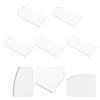 GALPADA 5pcs Irregular Acrylic Makeup Mirror Discs 10x20cm 2mm Thick Silver DIY Vanity Craft Mirrors for Home Decor and Personal Beauty Accessories view 4