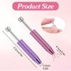 3Pcs Piercing Ball Grabber Tool, 4 Claw Nose Rings Removal Tool Diamond Tweezers for Changing Jewelry Ball Screw on Tools, Gem Pickup Tools for Septum Earrings Nose Ring Removal, Small Parts Pickup view 2