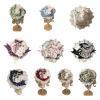 Bridal Hat Hair Clip Elegant Flower Decoration Hair Pin Wedding Girls Hairpin for Weddings and Event Unique Fashion Statement view 2