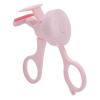 Dioche Electric Heated Eyelash Curler Portable Rechargeable Lash Curler with 3 Temperature Settings for Women Long Lasting Curved Design Safe Silicone Pads ABS Material (Pink) view 1