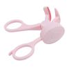 Dioche Electric Heated Eyelash Curler Portable Rechargeable Lash Curler with 3 Temperature Settings for Women Long Lasting Curved Design Safe Silicone Pads ABS Material (Pink) view 2