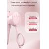 Dioche Electric Heated Eyelash Curler Portable Rechargeable Lash Curler with 3 Temperature Settings for Women Long Lasting Curved Design Safe Silicone Pads ABS Material (Pink) view 3