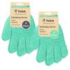 Yiclick Heavy Exfoliating Gloves, Exfoliating Body Scrubber for Bath Shower Exfoliation, Body Scrub Exfoliator for Dead Skin Remover, Exfoliate Sponge Loofah Washcloth Mitt Men Women view 1