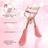 3Pcs Eyelash Curler with 4 Refill Pads and Replacement Strips, Easy to Use Non Slip Grip Professional Stainless Steel Eyelash Curlers,Long Lasting Eye Lash Curler for Women,Makeup Tools view 4