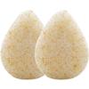 OATIPHO Natural Walnut Seed Bath Sponges 2pcs, Multi-Function Face and Body Cleaning Tools, Exfoliating Skin Cleansing Pads for Travel and Household Use view 1