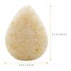 OATIPHO Natural Walnut Seed Bath Sponges 2pcs, Multi-Function Face and Body Cleaning Tools, Exfoliating Skin Cleansing Pads for Travel and Household Use view 2