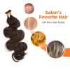 Clytie Raw Body Wave Flat K Tips Human Hair Extensions for Salon, 16" 100g view 3