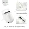 2-Pack Portable Mini Eyelash Curler Compact One-Press Lash Curling Tool for Natural Lift view 2