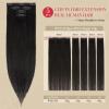 Rich Choices Clip In Hair Extensions Real Human Hair-5 Pcs(4PCS Single Clip+1PCS 3 Clips)-Remy Short Clip in Extensions for Thin Hairs-Mini Clip ins Hairpiece for Women 10 Inch #1B Natural Black view 2