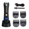 Semme Mens Body Hair Trimmer Rechargeable Shaver Grooming Tool for Men Whole Washable with Charging Stand Wet and Dry Use view 1