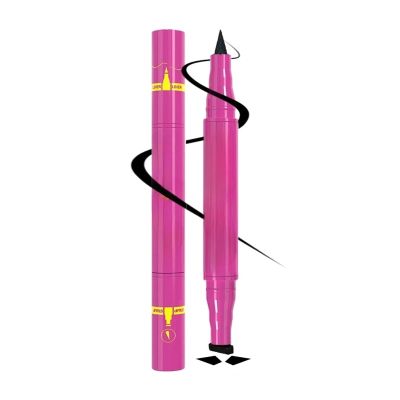 MylingKorm Winged Eyeliner Tool & Stamp - Long-Lasting, Smudge-Proof Black Liquid Liner Pen for Women (Black)