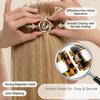 Magnetic Hair Clips for Women Flat Strong Hold No-Slip Magnetic Hair Styling Clips, Seamless 2-In-1 Design for Easy Everyday Hairstyles, Gentle on All Hair Types,A view 4