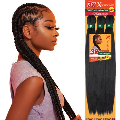 Sensationnel X-Pression Prestretched Braids-3X 50in,1pk T1B/613