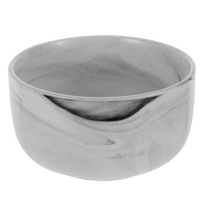 Unomor Marble Pattern Decorative Porcelain Shaving Soap Bowl for Men Small Deep Shave Cup Container for Shaving Cream and Foam Multi-use Shave Bowl for Wet