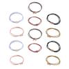PENIKOKO 18pcs Retro Ponytail Hair Ties Elastic Hair Bands Set Alloy Rings for Women and Suitable for Daily Styling view 1