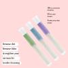 Aissmmeio 180 Pieces of Perforated Care Cleaning Agent Dental Floss Disposable Cleaning Line and Ear Hole Care Tools Ear Hole Floss Piercing Cleaner (Green Blue Purple) view 3