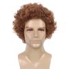 Orbelix Versatile Styling Wigs Human Hair For Men Look for Professional Work and Everyday Occasions (Brown,6 Inch) view 2
