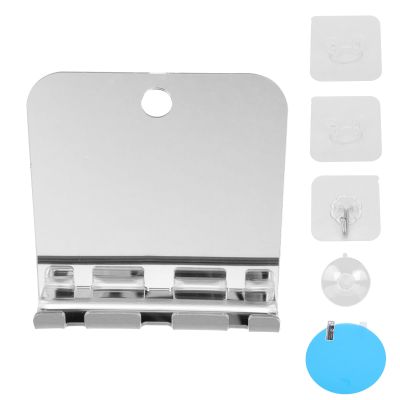 Luxshiny Unbreakable Acrylic Fog-Proof Makeup Mirror and Travel Shaving Mirror Set Square Compact for Shower and Travel Use