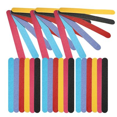 PRETYZOOM 36pcs Double-Sided Nail Files and Buffers Set, Multi-Color Emery Boards for Natural Nails, Fingernail Files for Men and Women, Professional Manicure Tools for Home and Salon Use