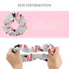 VAFZASC Satin Hair Ties for Women Sleep Soft Scrunchies Basset Hound, Elastic Ponytail Holders Hair Accessories view 2