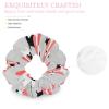 VAFZASC Satin Hair Ties for Women Sleep Soft Scrunchies Basset Hound, Elastic Ponytail Holders Hair Accessories view 4