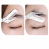 Eyebrow Trimming Scissors with Built-in Comb, Stainless Steel, Precise Grooming Tool view 2