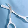 Eyebrow Trimming Scissors with Built-in Comb, Stainless Steel, Precise Grooming Tool view 3