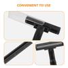 DECORNIJIA 10pcs Black Disposable Double-layer Carbon Steel Body Hair Razor Non-slip Waterproof Hair Trimmer for Men and Women Arm Leg Underarm Shaving view 3