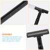 DECORNIJIA 10pcs Black Disposable Double-layer Carbon Steel Body Hair Razor Non-slip Waterproof Hair Trimmer for Men and Women Arm Leg Underarm Shaving view 4