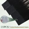 Ugeat Tape in Human Hair Extensions Black Ombre, 18 Inch 50G 20PCS #1B60A view 4