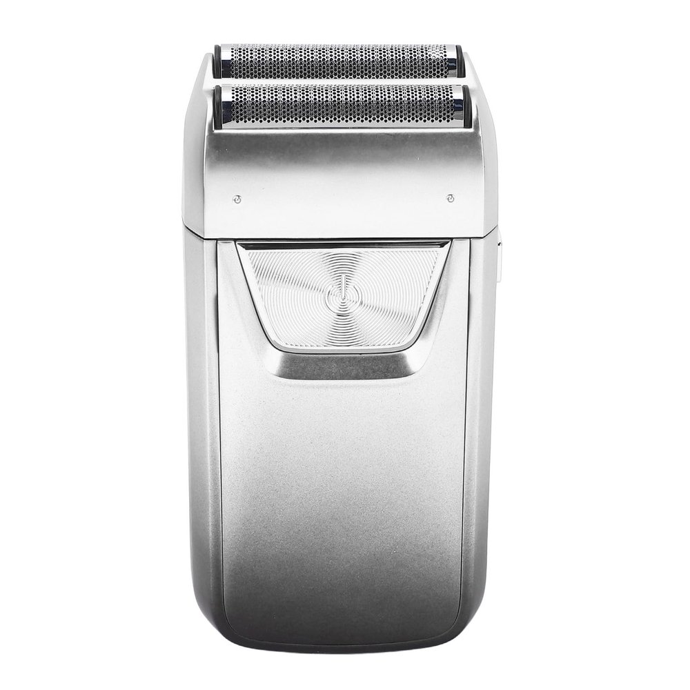 Dioche Foil Hair Trimmer Electric Foil Clipper for Men 1200mAh Rechargeable LED Display Adjustable Head Double Foils Trimmer for Hair, Beard & Sideburns (Silver)