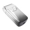 Dioche Foil Hair Trimmer Electric Foil Clipper for Men 1200mAh Rechargeable LED Display Adjustable Head Double Foils Trimmer for Hair, Beard & Sideburns (Silver) view 4