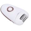 Dioche Women Depilator Lady in 1 Women Depilator Electric Hair Epilator Trimmer with Foot File Head - IPX4 for Home Use - Multipurpose Personal Care in Pink (Gold) view 4